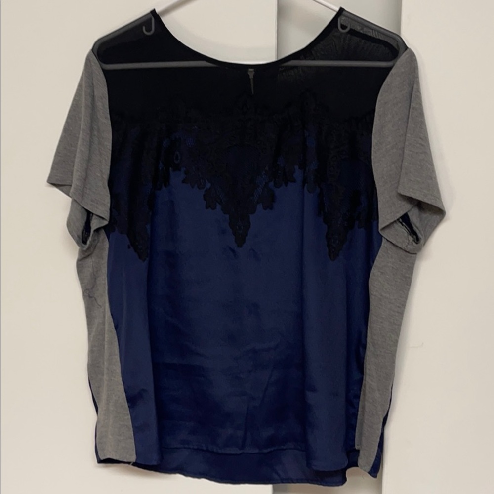 Apt 9 semi-sheer top